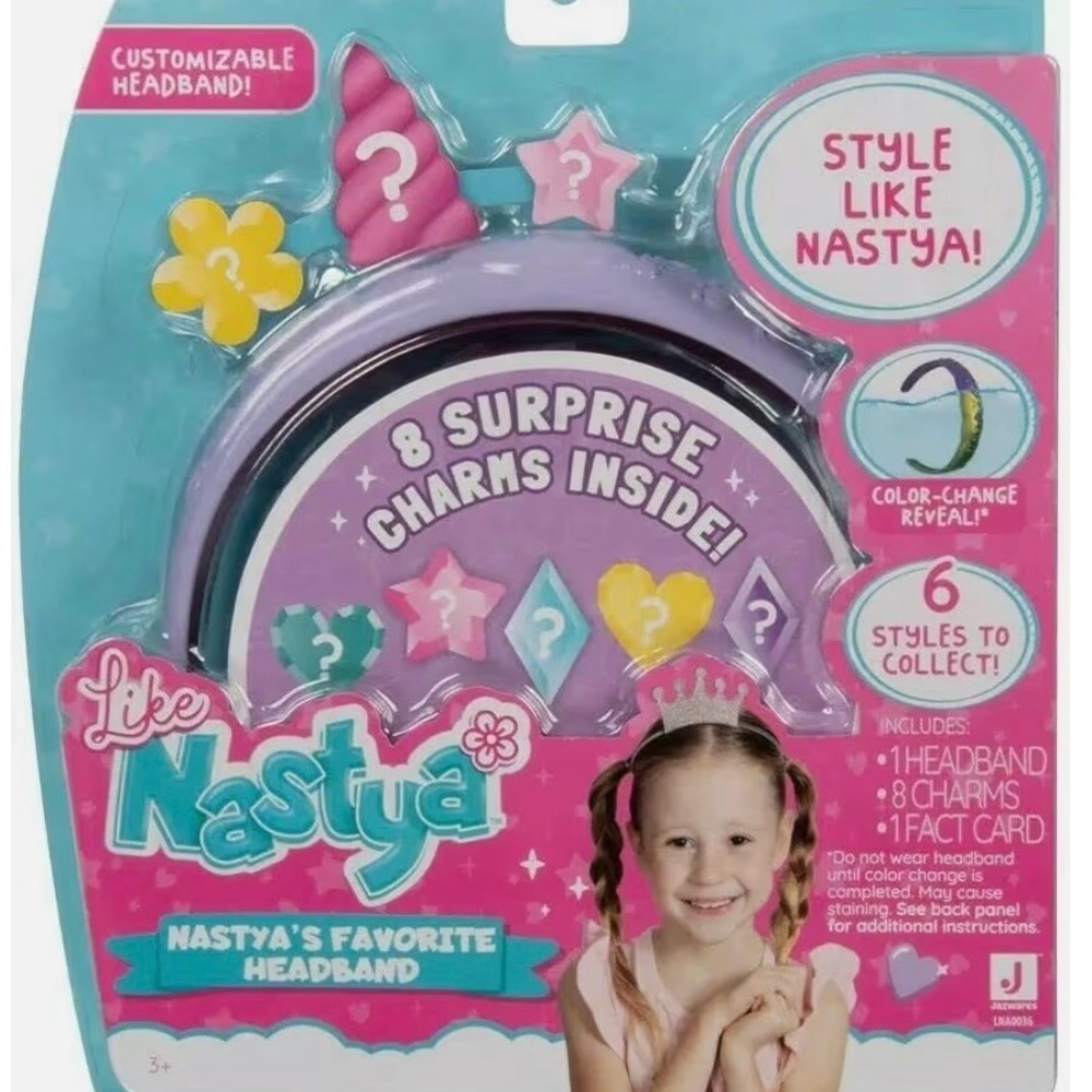 Purple Customizable Kids Headband with Surprise Charms
